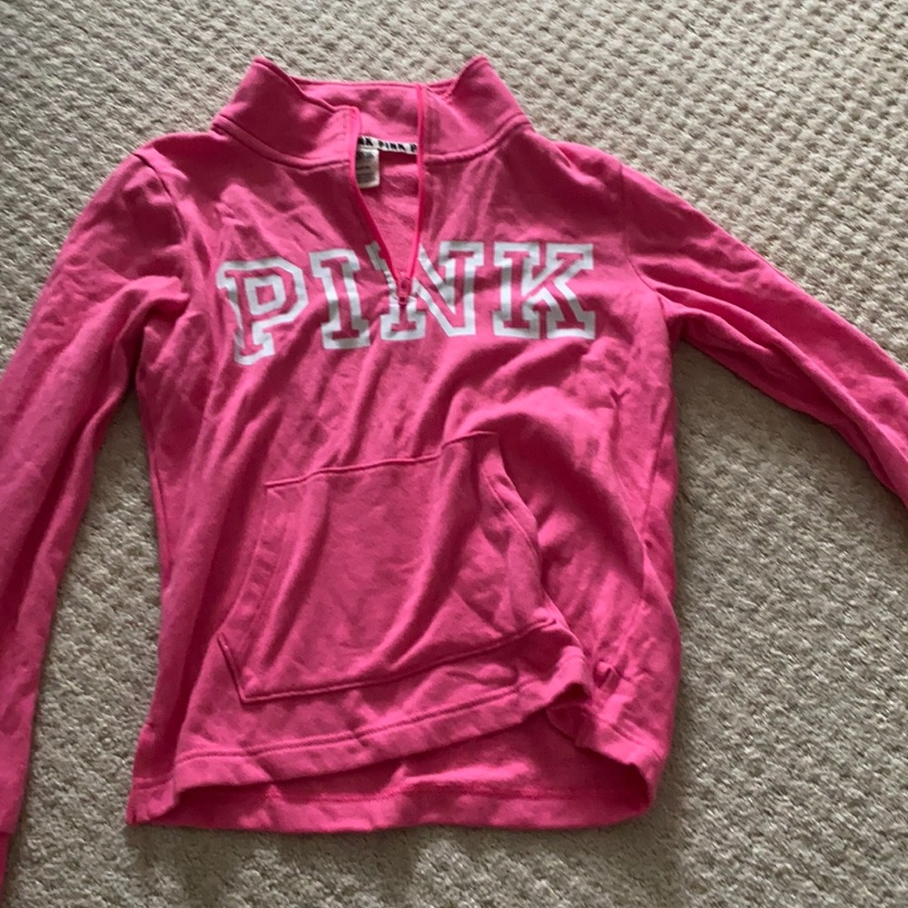 PINK VS quarter zip